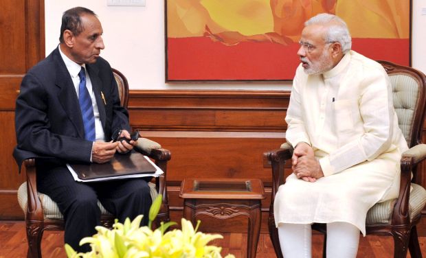 eslnarasimhanmeetsmodidiscussesriverwatersharingdisputes